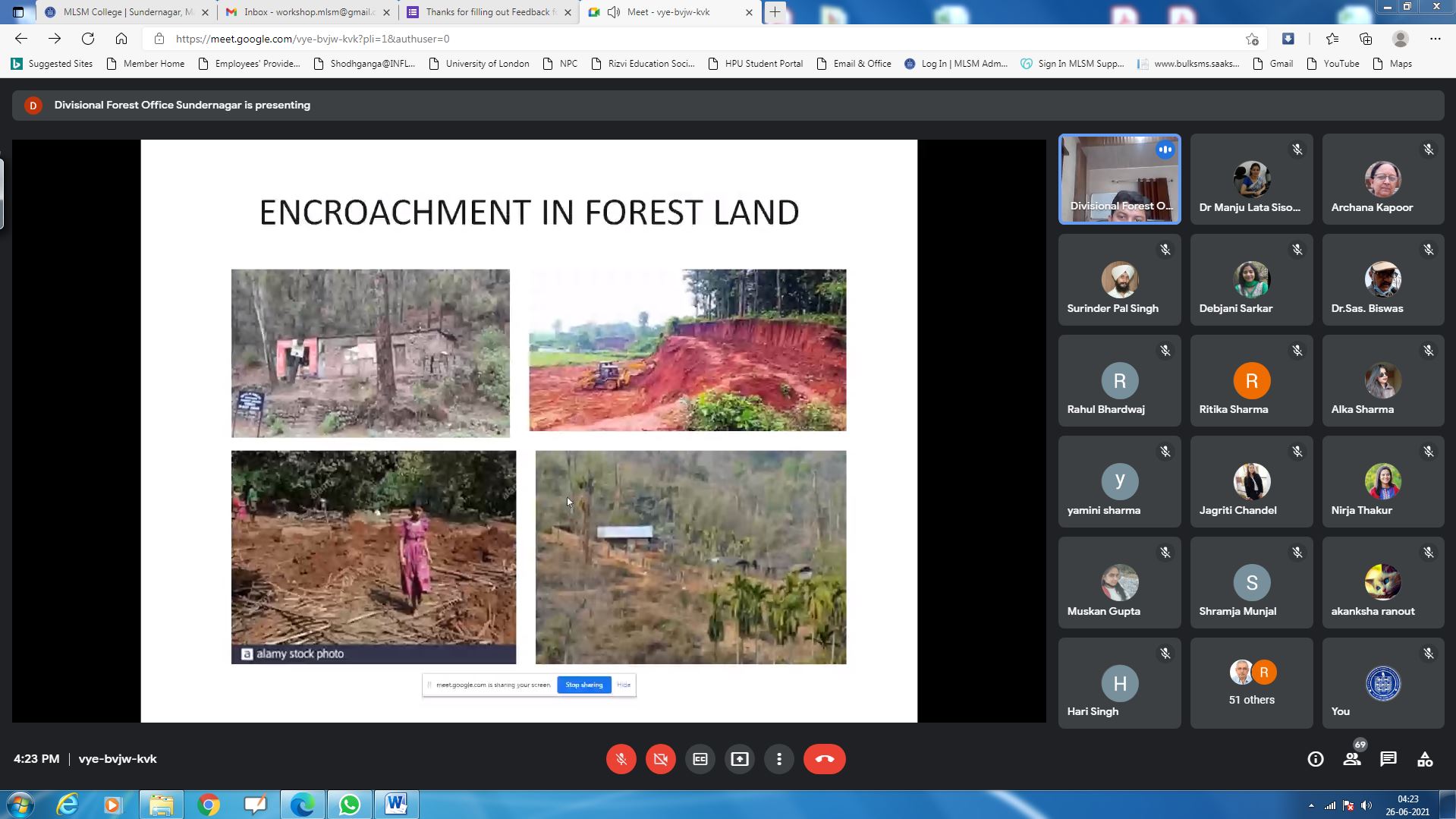 National webinar on Preventing, Halting, and Reversing the Degradation of Ecosystems
