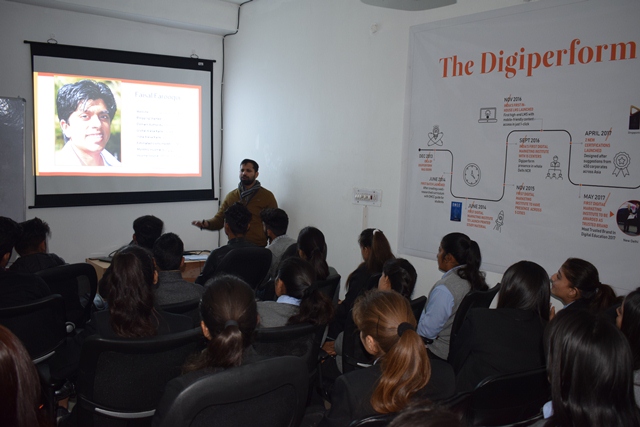 Workshop for BCA Final Year students by DIGIPERFORM - Dec. 2019