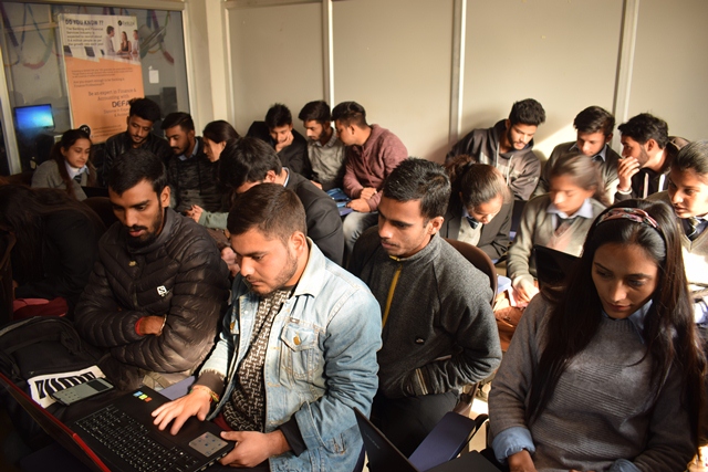 Workshop for BCA Final Year students by DIGIPERFORM - Dec. 2019